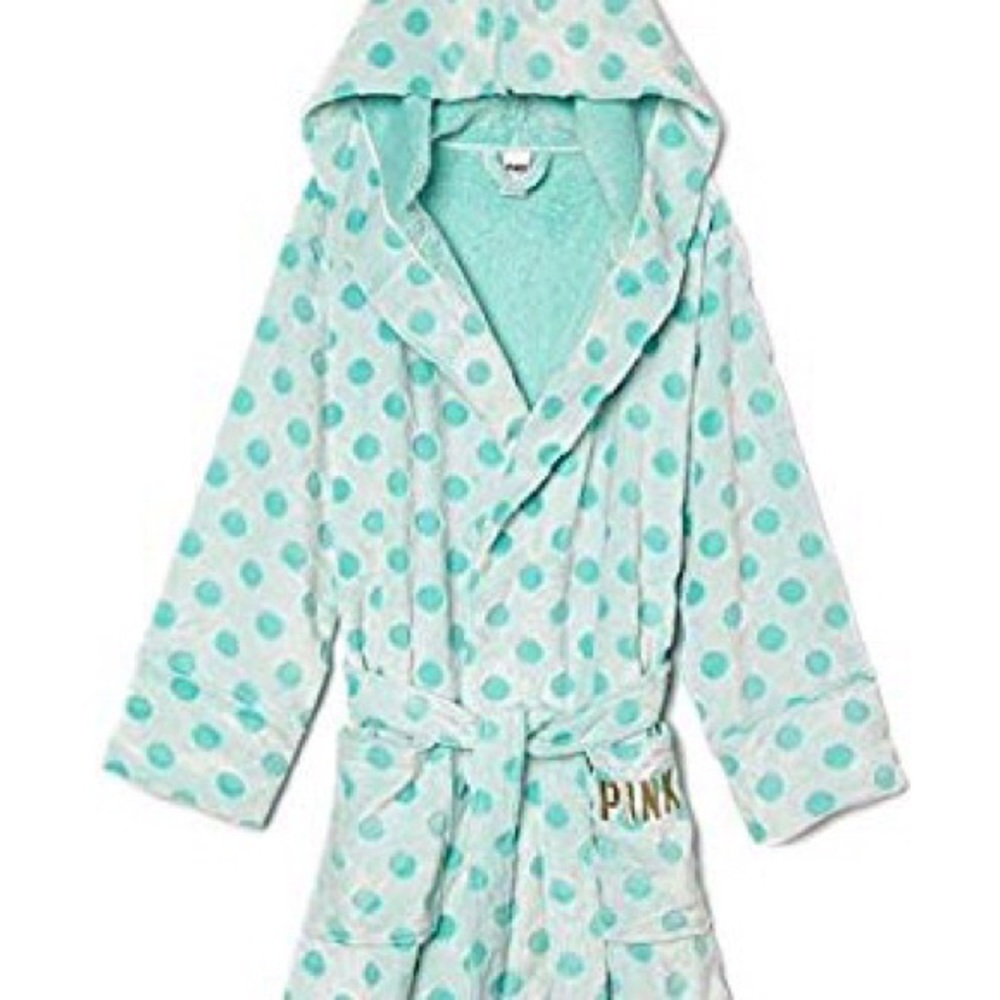 VS Pink Polka Dot Robe